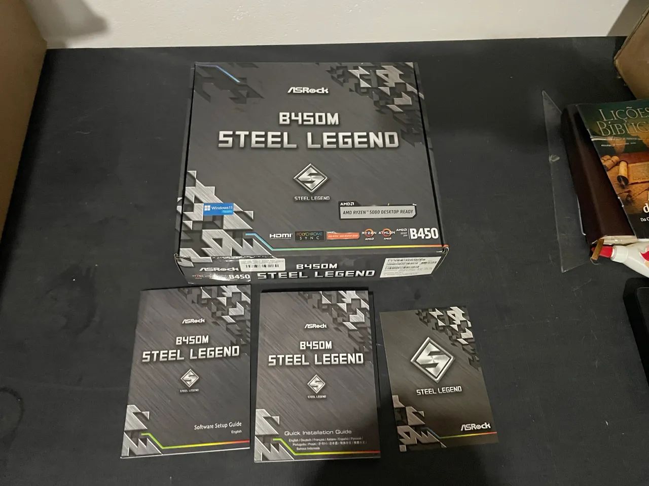 Placa Mãe Asrock B450M Steel Legend - Foto 4