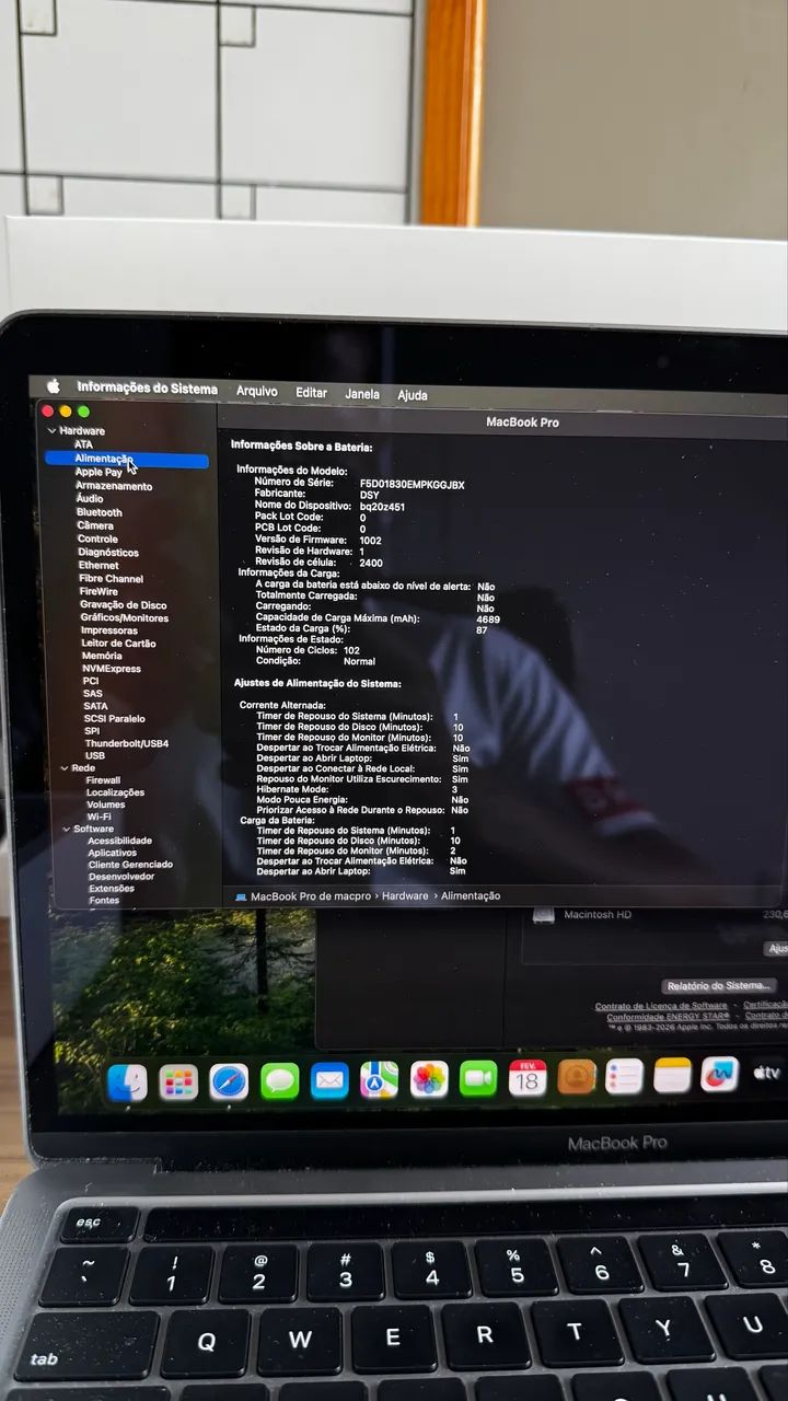 Macbook pro 2020 - intel I5 256gb  - Foto 6