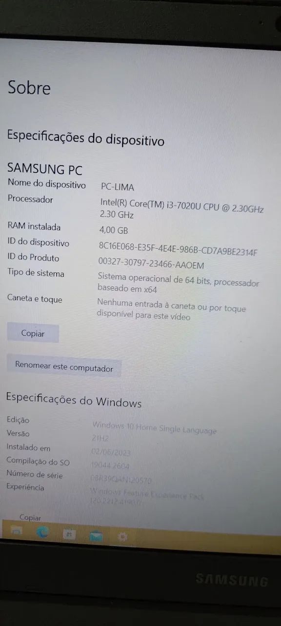 Notebook Samsung Essentials - Foto 2