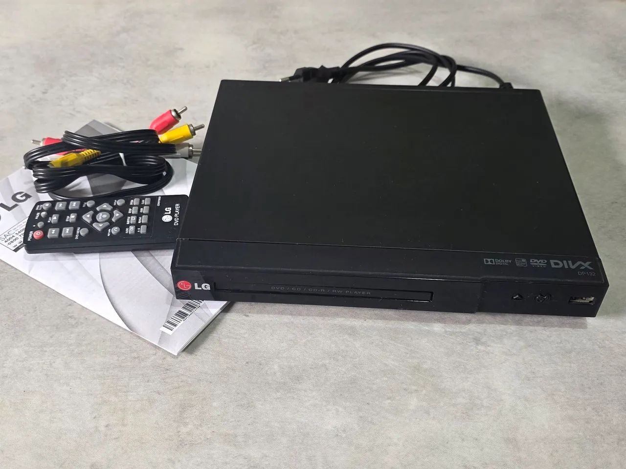 DVD Player LG DIVX DP132 - Dolby Digital + USB - Foto 2