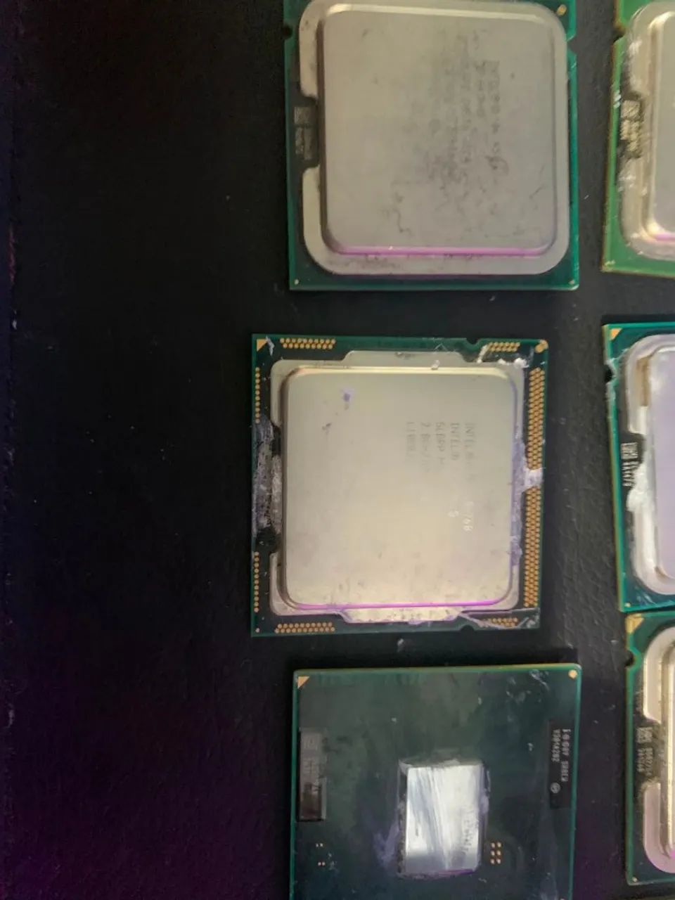 KIT COM 10 PROCESSADORES INTEL + 1 CHIPSET PARA SUCATA / RETRO COMPUTAÇÃO - Foto 4