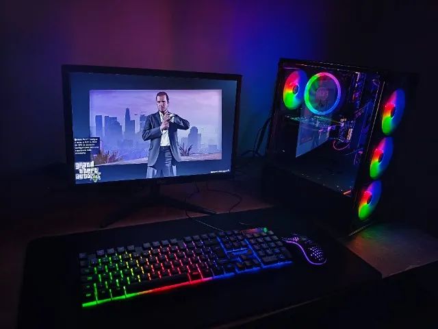 PC Ryzen 7 com 16GB RAM - Placa de video - Completo - Foto 3