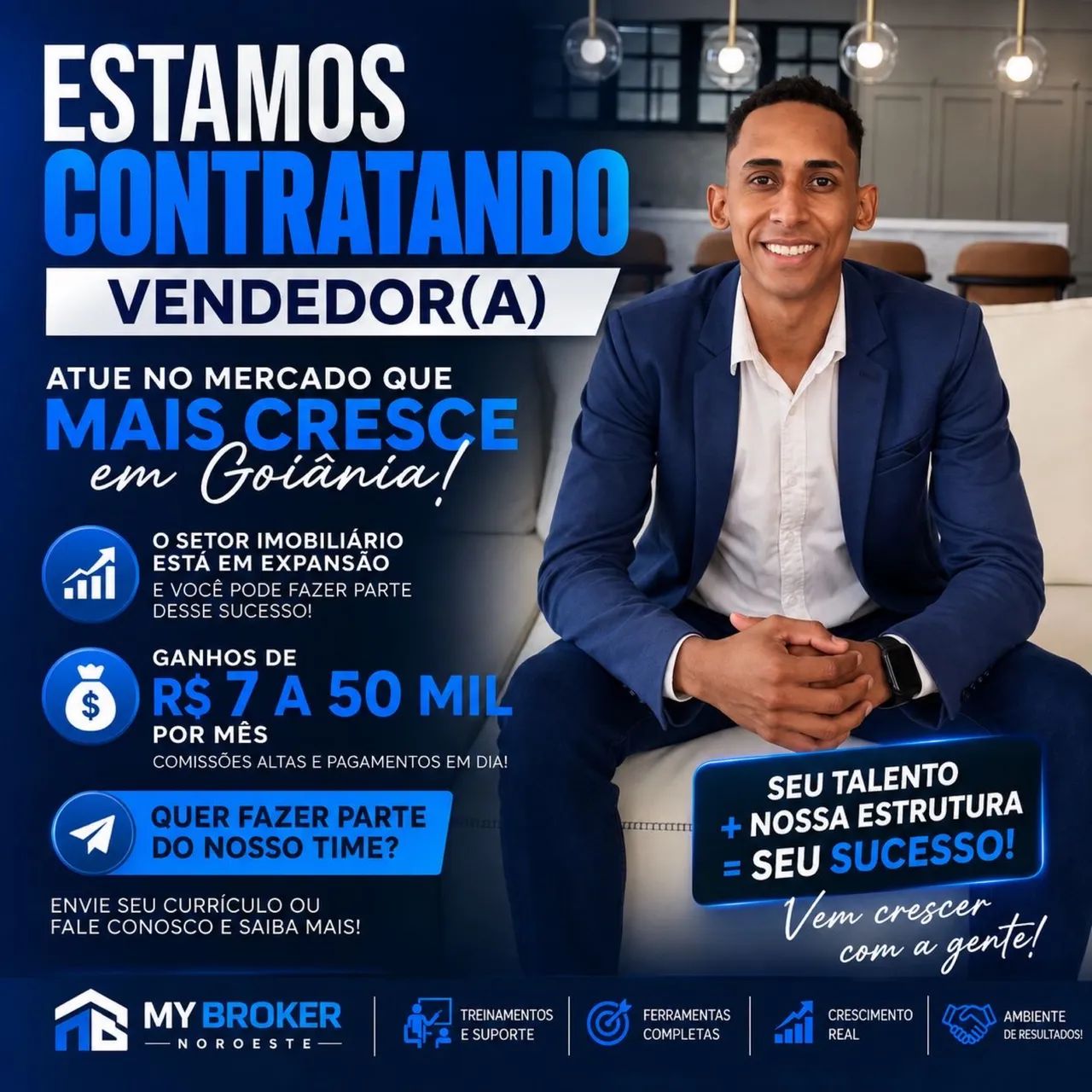 Vaga como vendedor 
