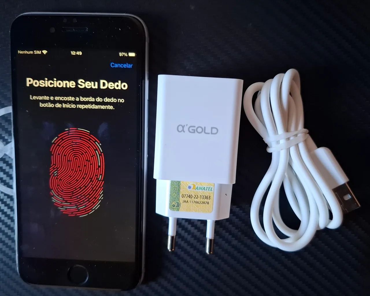 【ほぼ未使用】iPhone 6s バッテリー100% シルバー 32GB Iphone 6s 32GB bateria ? 100% - Celulares e Smartphones - Nova
