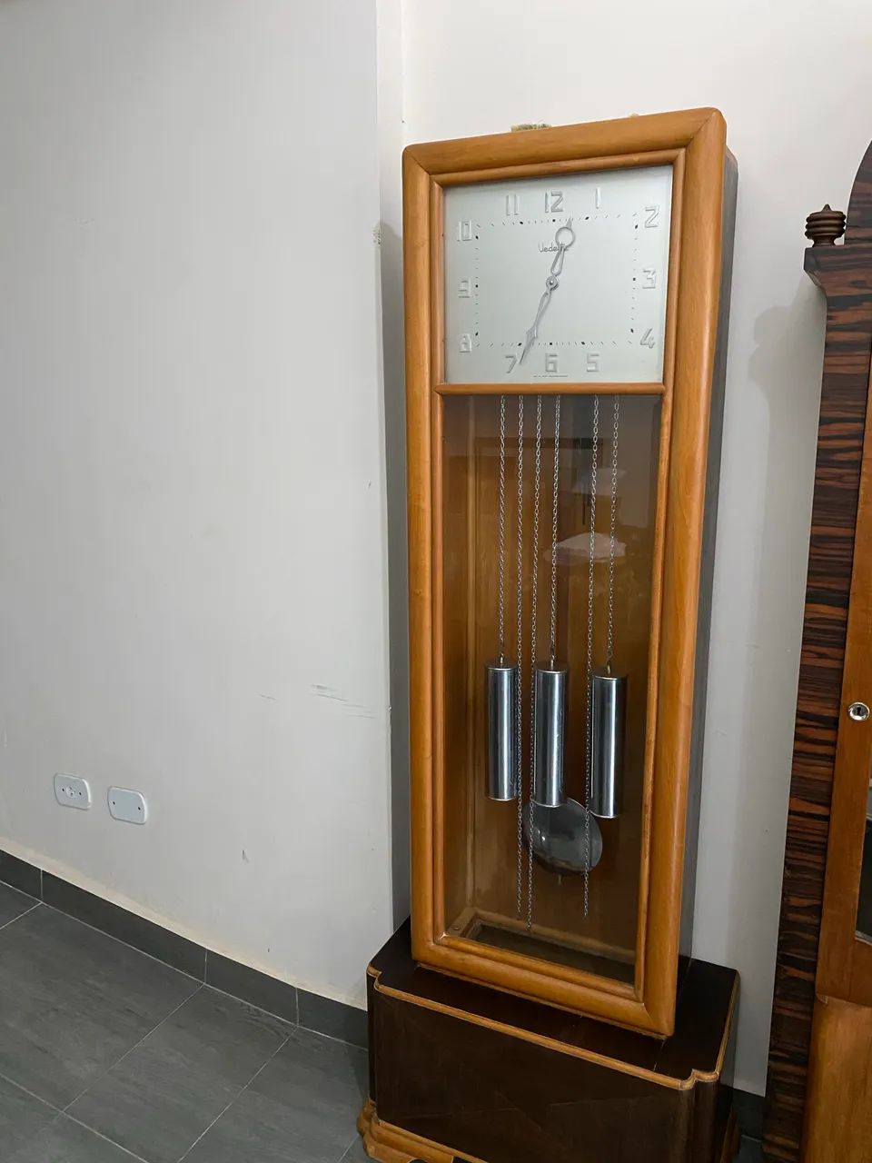 Relógio carrilhão pedestal antigo - Foto 4
