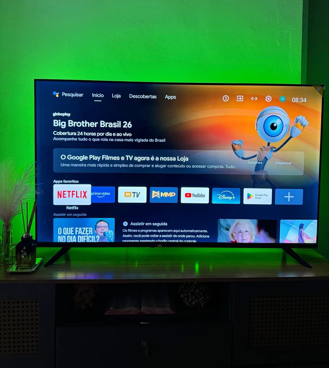 TV SMART 55 POLEGADAS 4K NA GARANTIA 