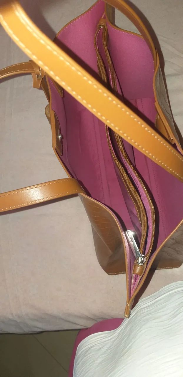 Bolsa de couro legítimo Arezzo  - Foto 2