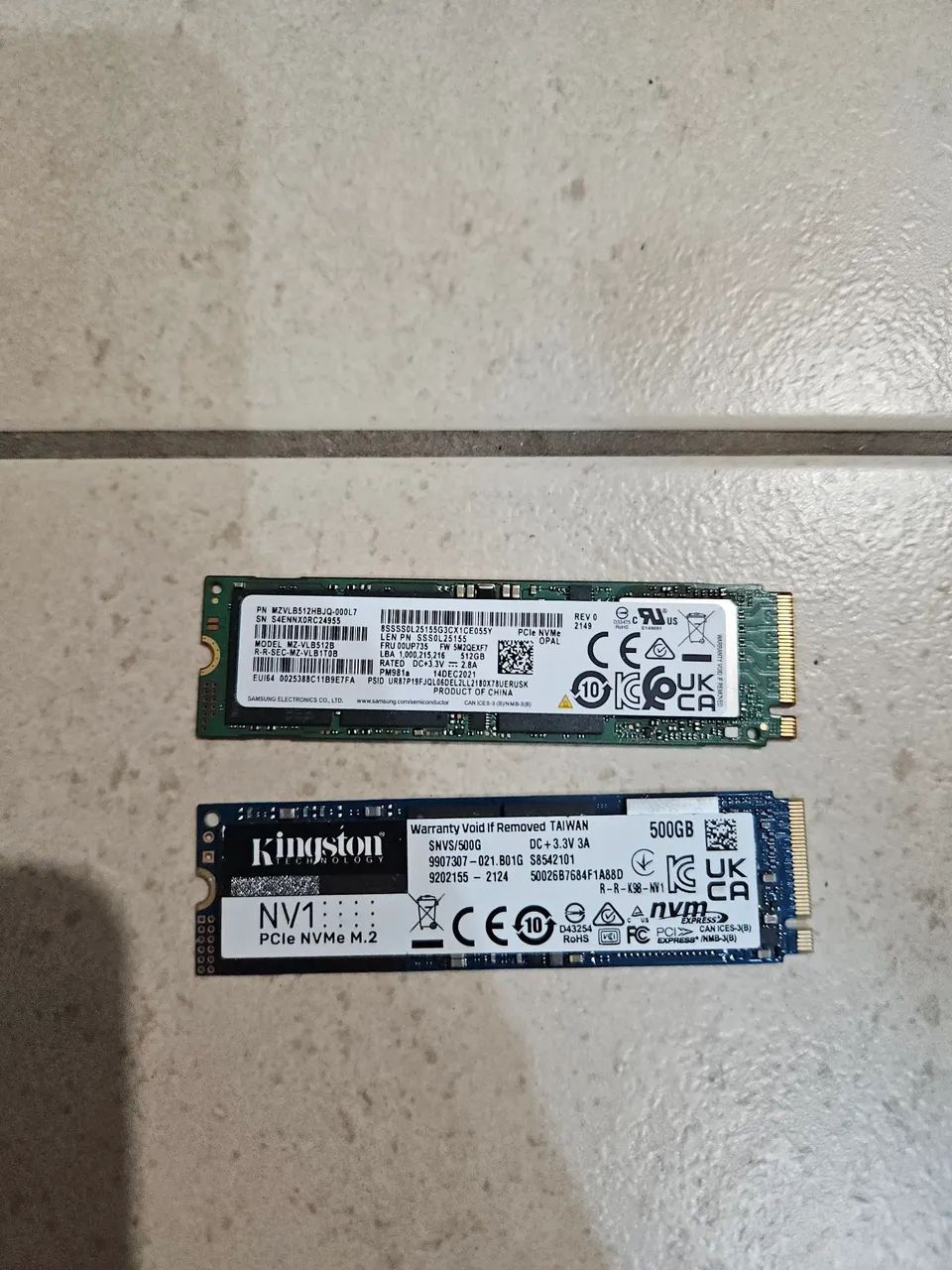 500GB NVMe SSD443790376526172160