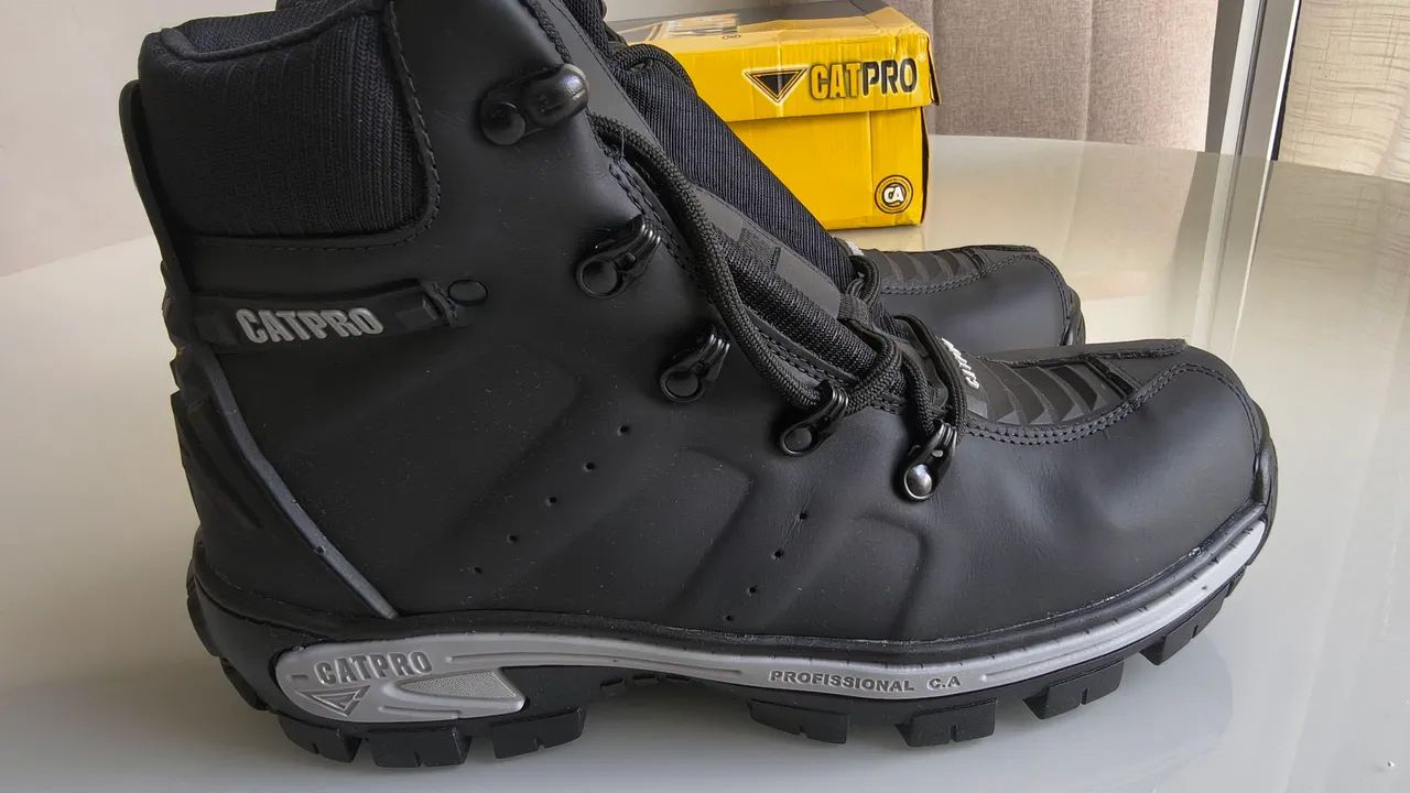 Bota Saara com C.A em Couro Legítimo - Preto C.A. 50.885 - Foto 4