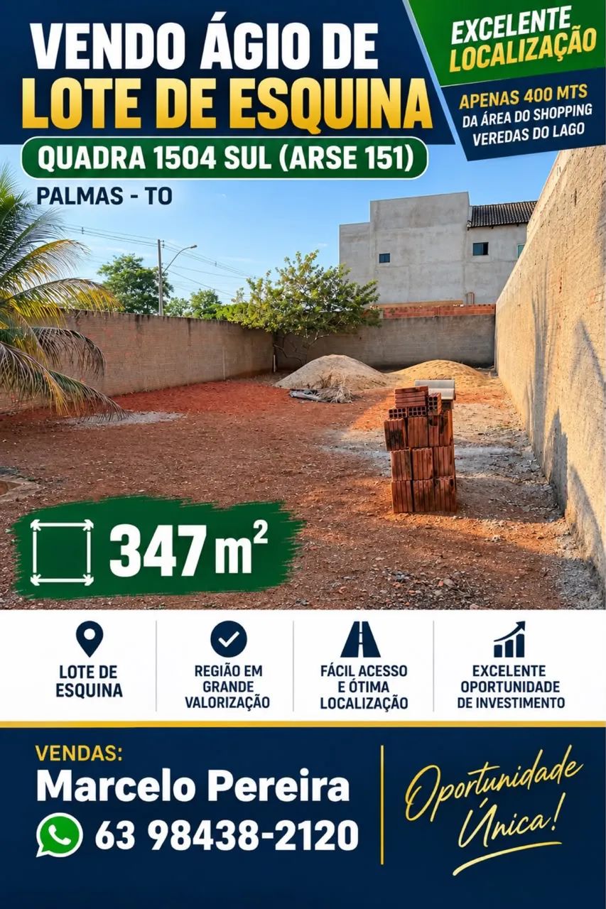 Lote de esquina Arse 151