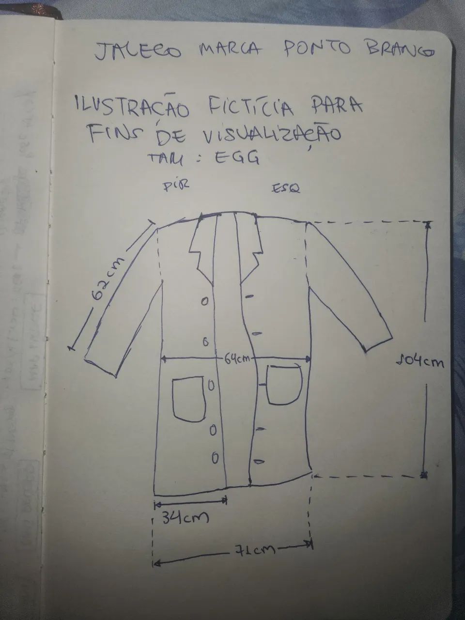 Jaleco Ponto Branco EGG - Foto 4