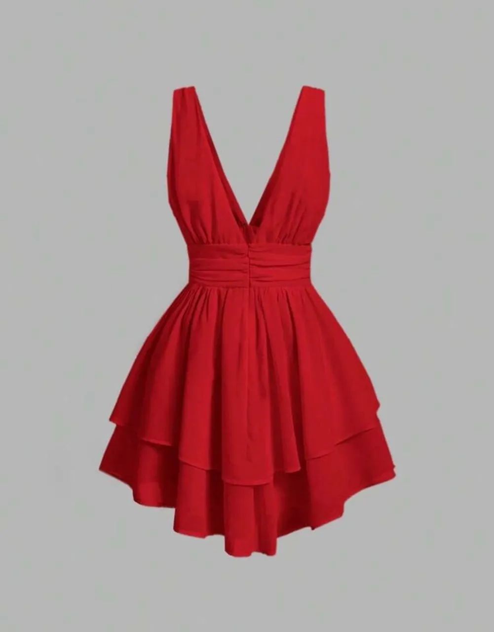 Vestido Rodado Vermelho - Foto 2