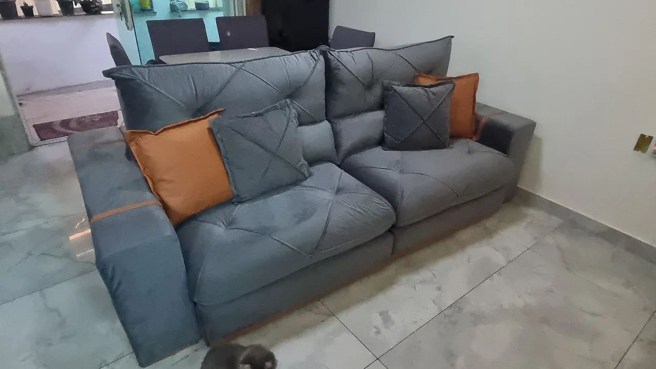 Sofá retrátil seminovo  - Foto 4