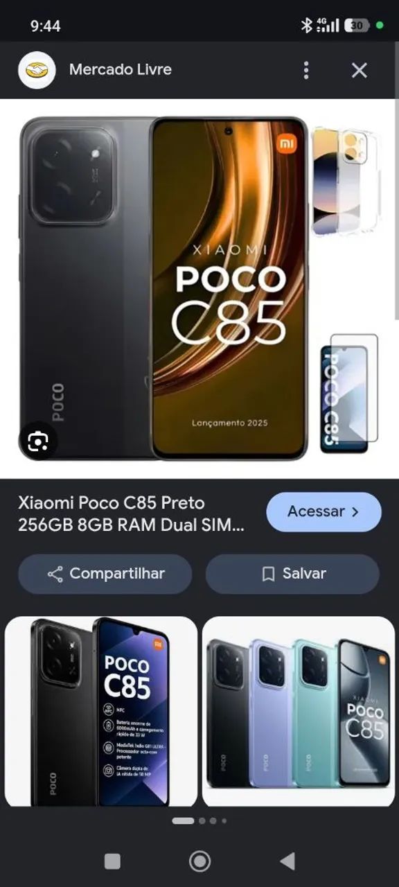 Celular Poco C85 para vender - Celulares e Smartphones - Jabotiana
