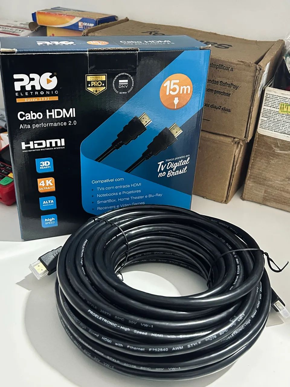 Cabo Hdmi de 15 Metros 2.0 4K ( Promoção )