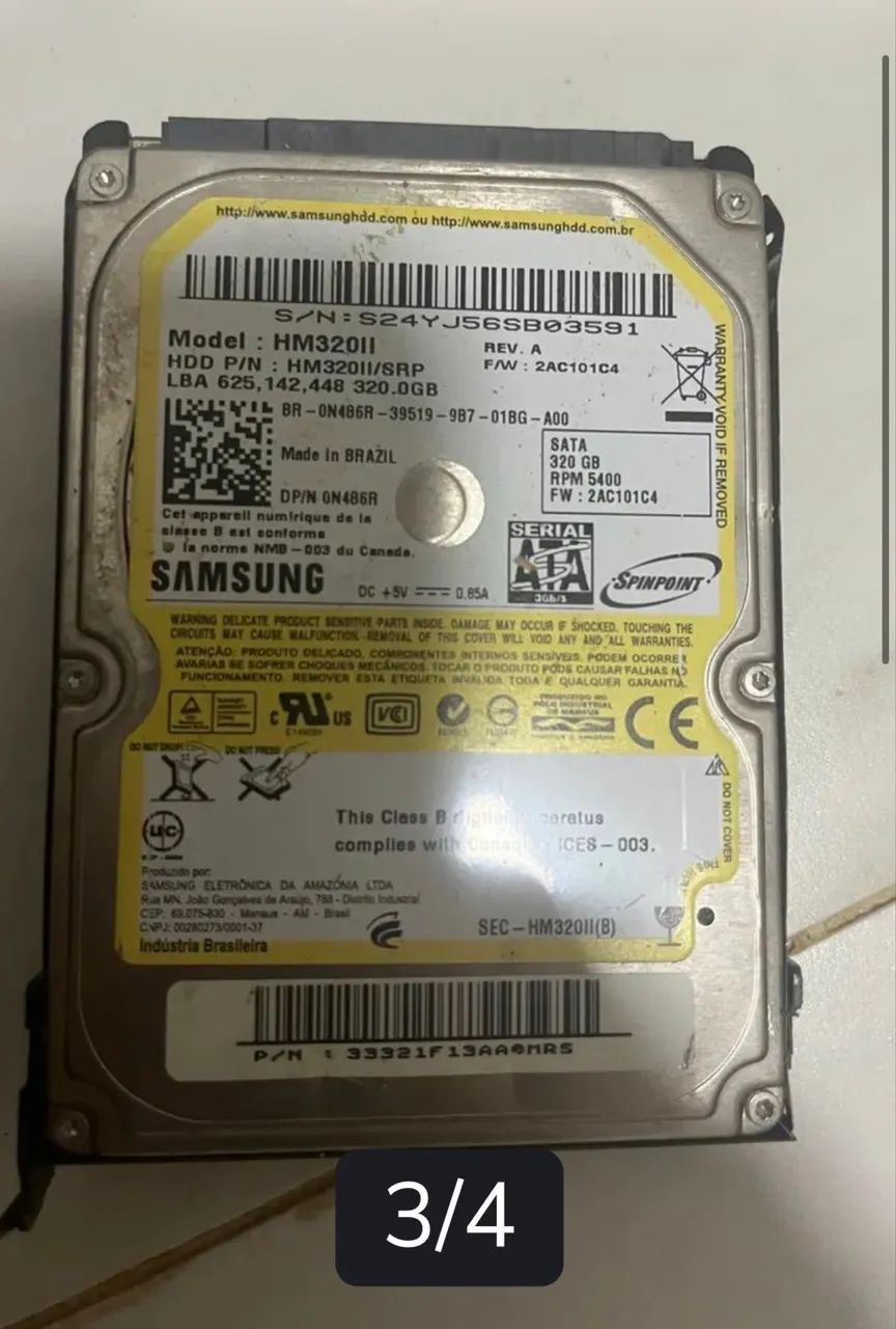 Vendo HD 1TB e outro de 320GB - Foto 2