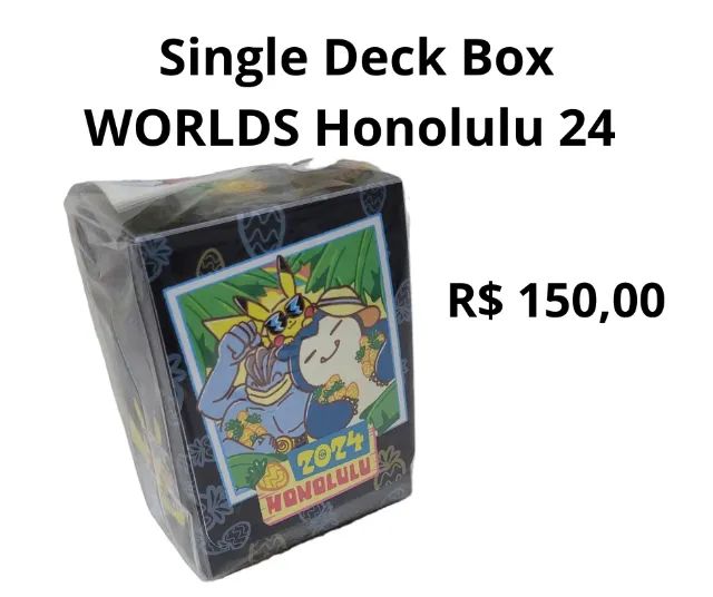 Pokémon - Single Deck Box EXCLUSIVA dos torneios mundiais - Original e lacrada - Foto 5