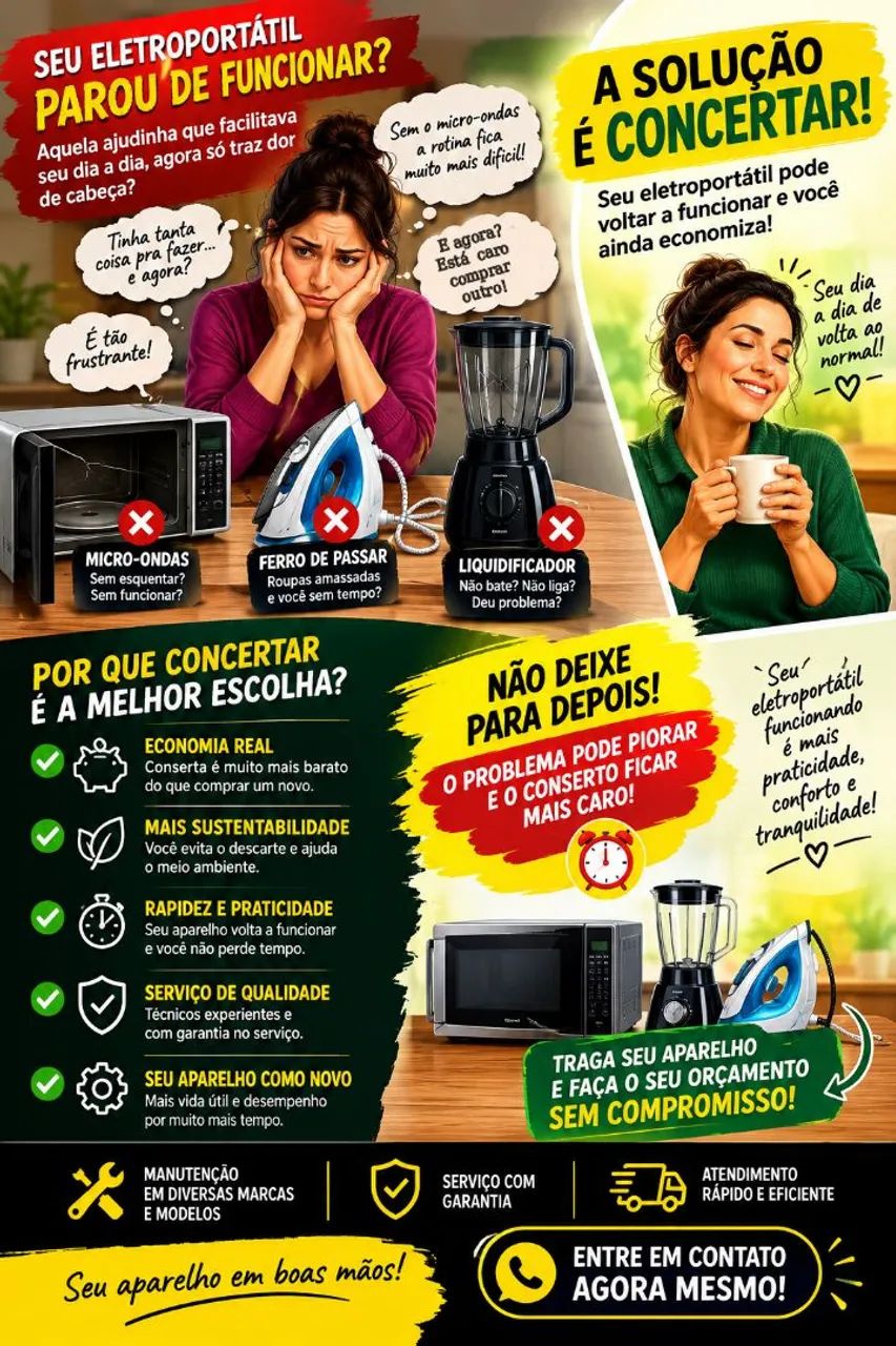 Conserto de eletrodomésticos  