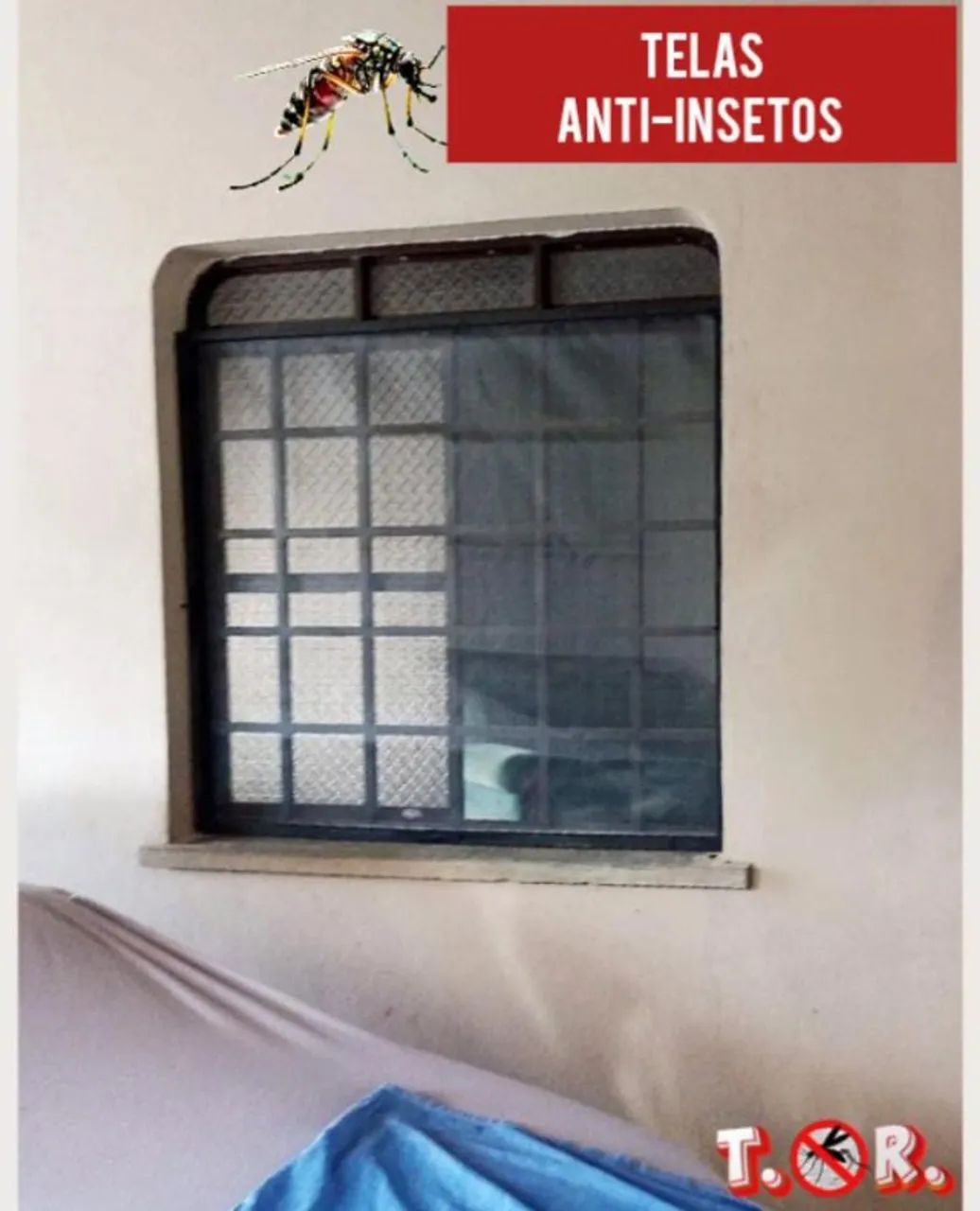 Anti-mosquitos Telas de proteção  para janelas - Foto 3