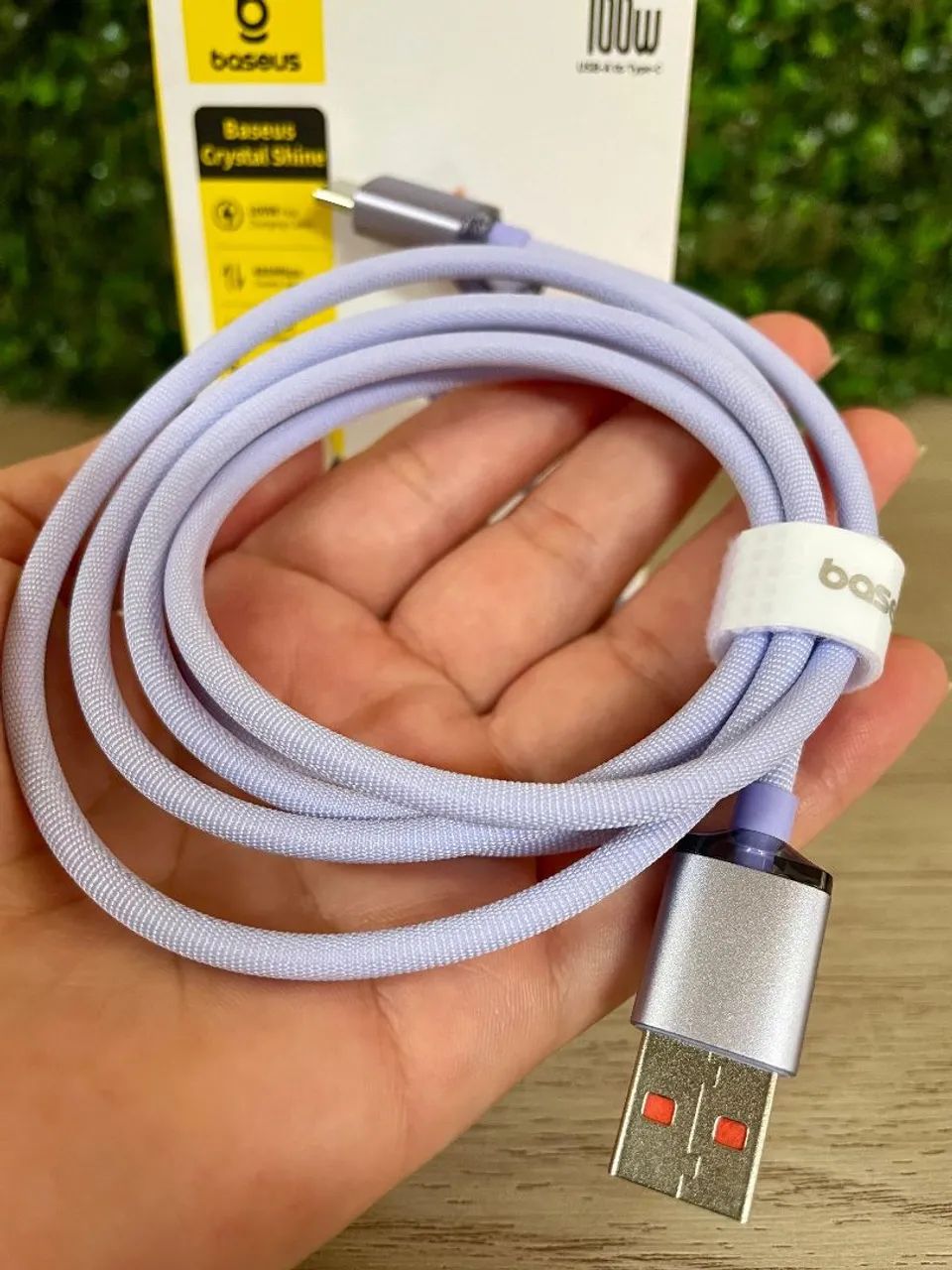 Cabo Baseus USB-A tipo C 100W 1M - Foto 5