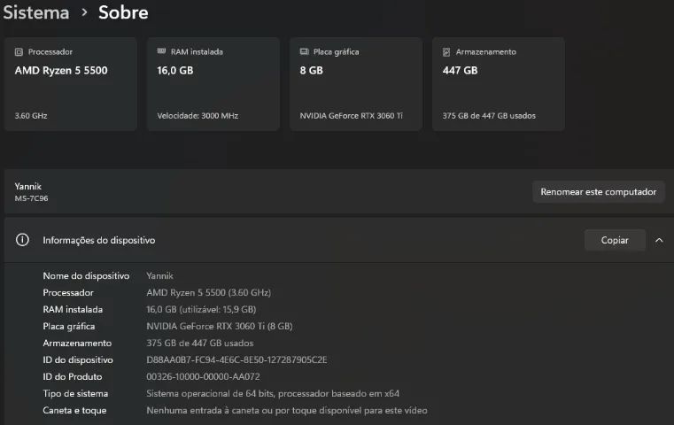 PC GAMER RTX 3060 Ti R5500 - Foto 5