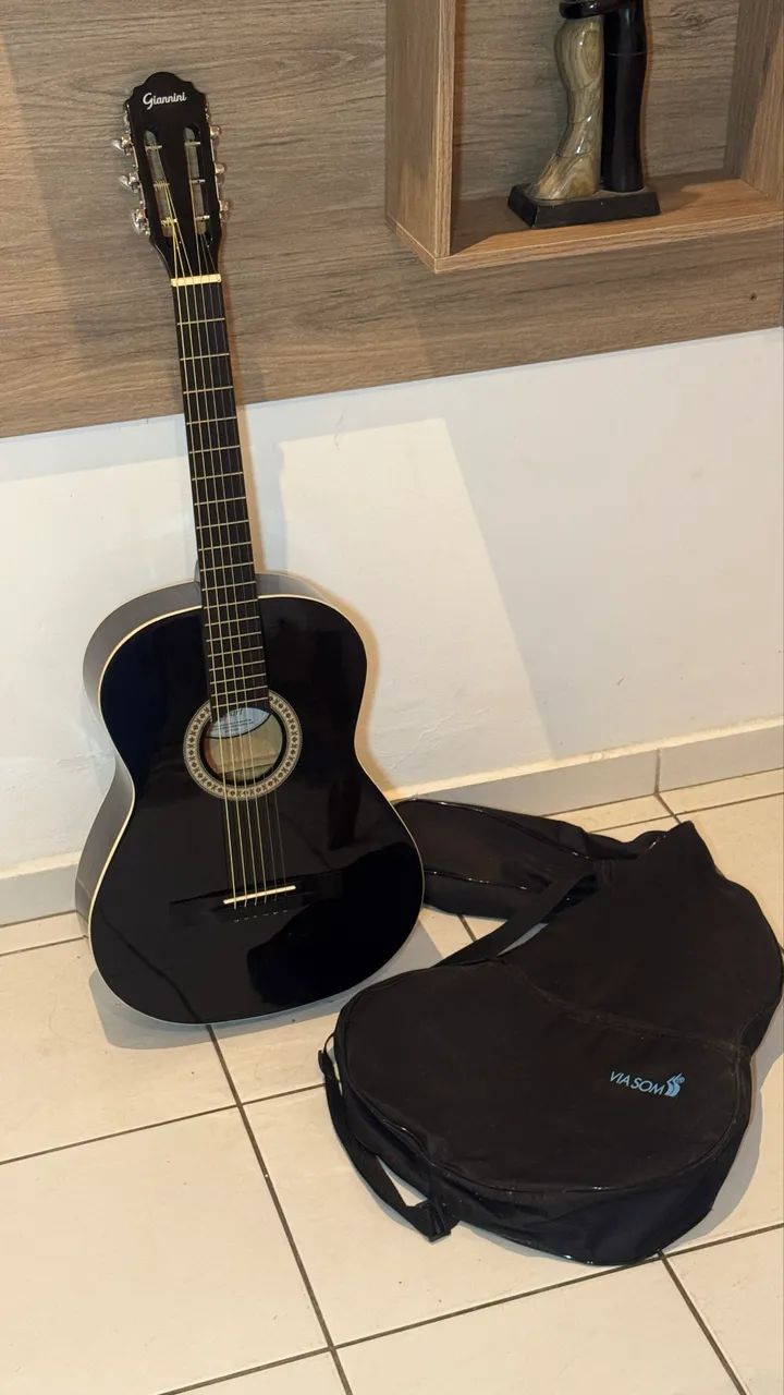Violão Gianini + capa  - Foto 2