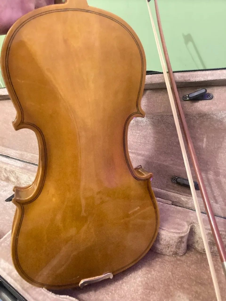 VIOLINO ESPECIAL DOMINANTE 3/4 (c/ estojo e acessórios) - Foto 4