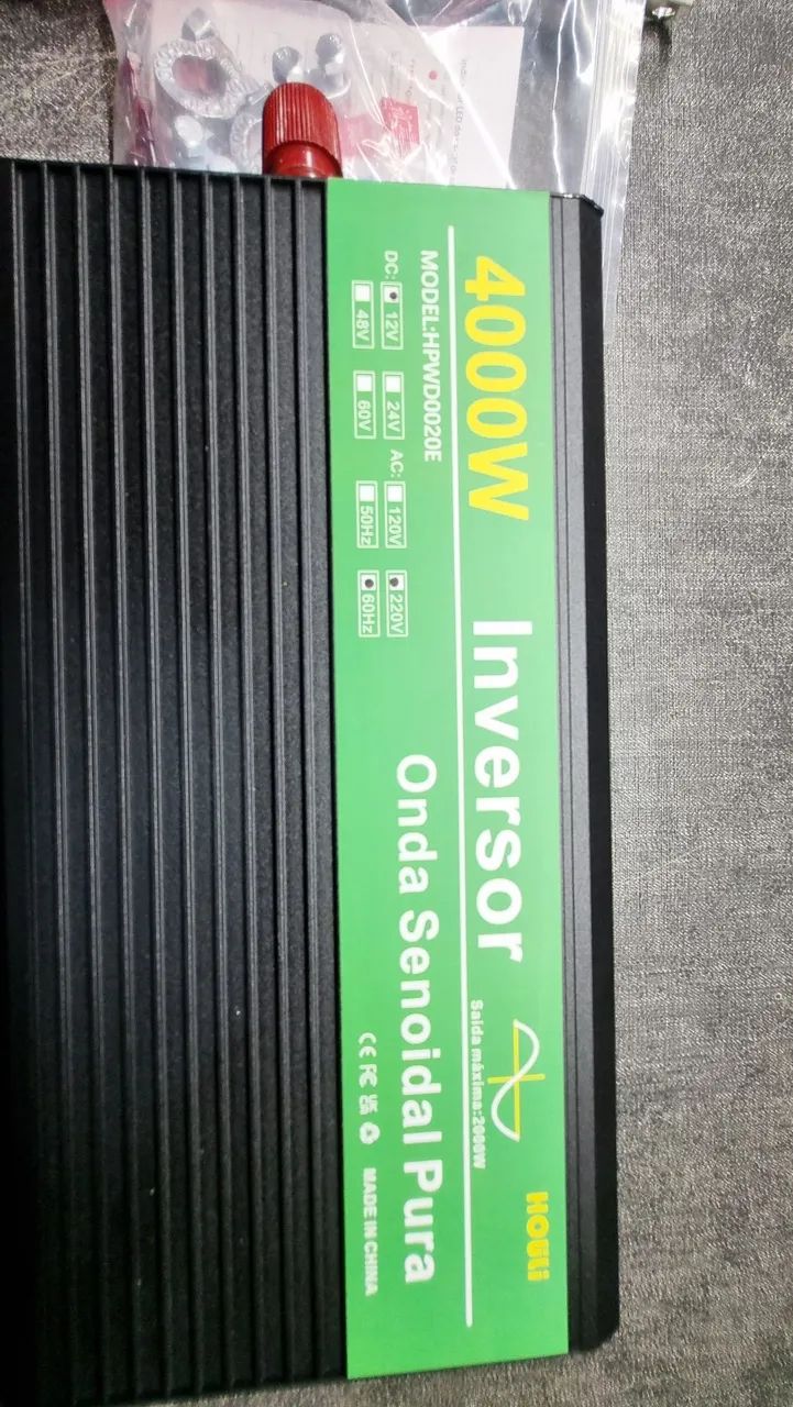 inversor onda pura  12v/220v 4000w