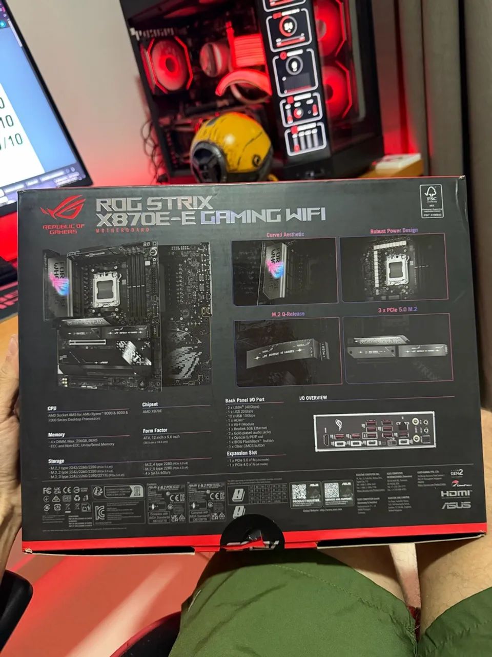 Placa mãe asus rog x870e-e - Foto 2