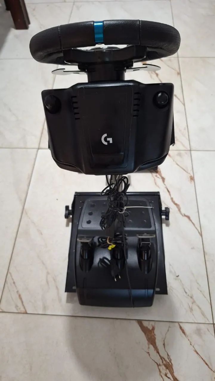 VOLANTE LOGITECH G923 + COCKPIT ? USADO - Foto 3