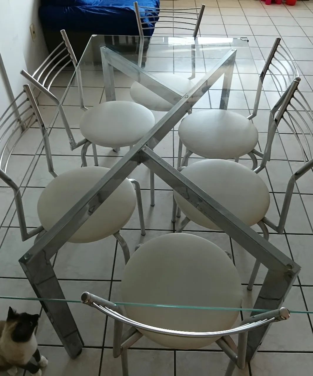 Vende-se mesa de vidro - Foto 4