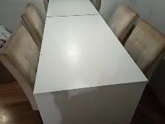 Mesa de jantar fixa