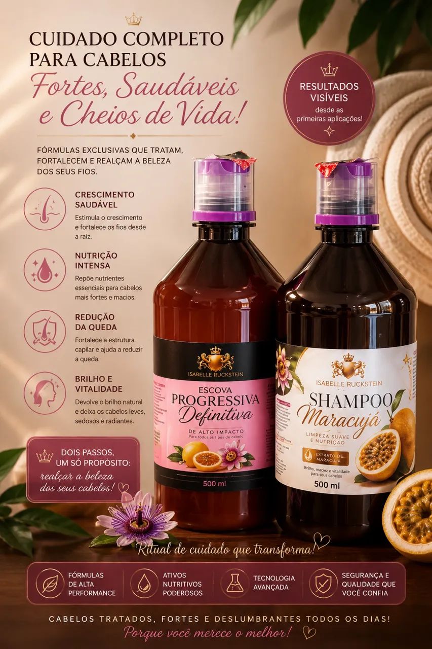 Produtos de cabelo 