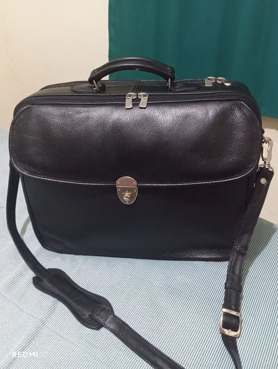 Pasta executiva Couro legítimo nova!