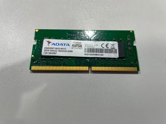 Memoria DDR4 16gb Adata