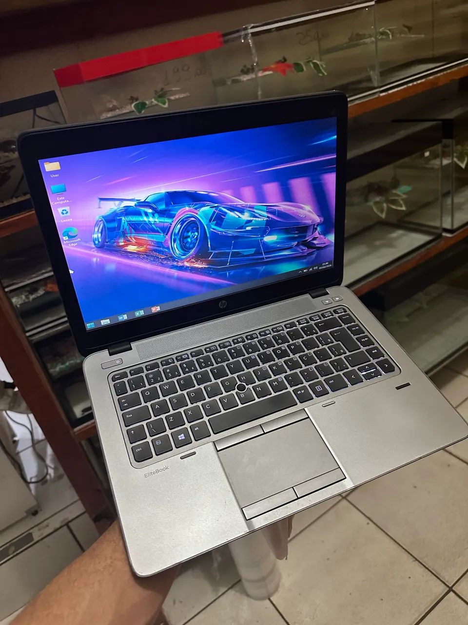 Notebook hp EliteBook teclado luminoso formatado - Foto 5