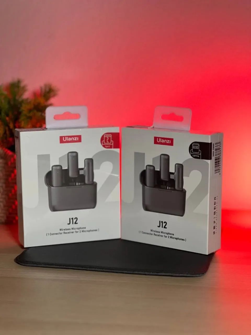 Microfone de lapela Ulanzi J12 duplo - Garantia