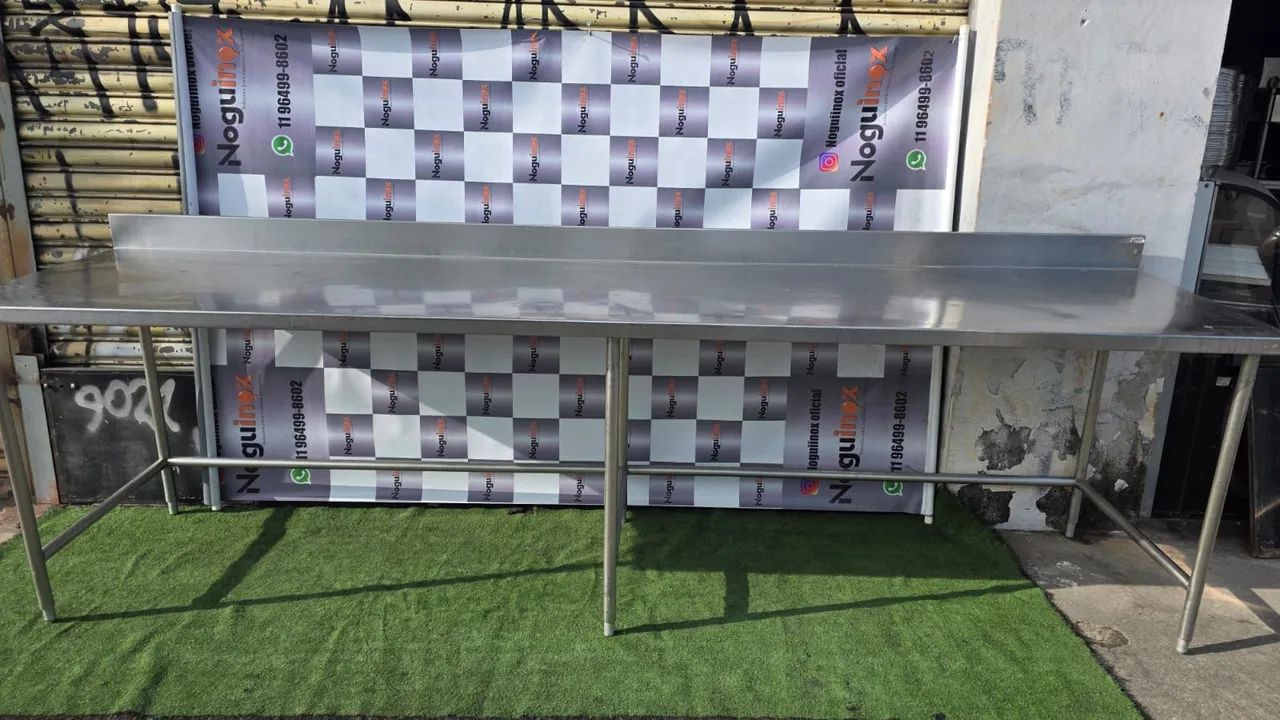 Mesa industrial inox 304 