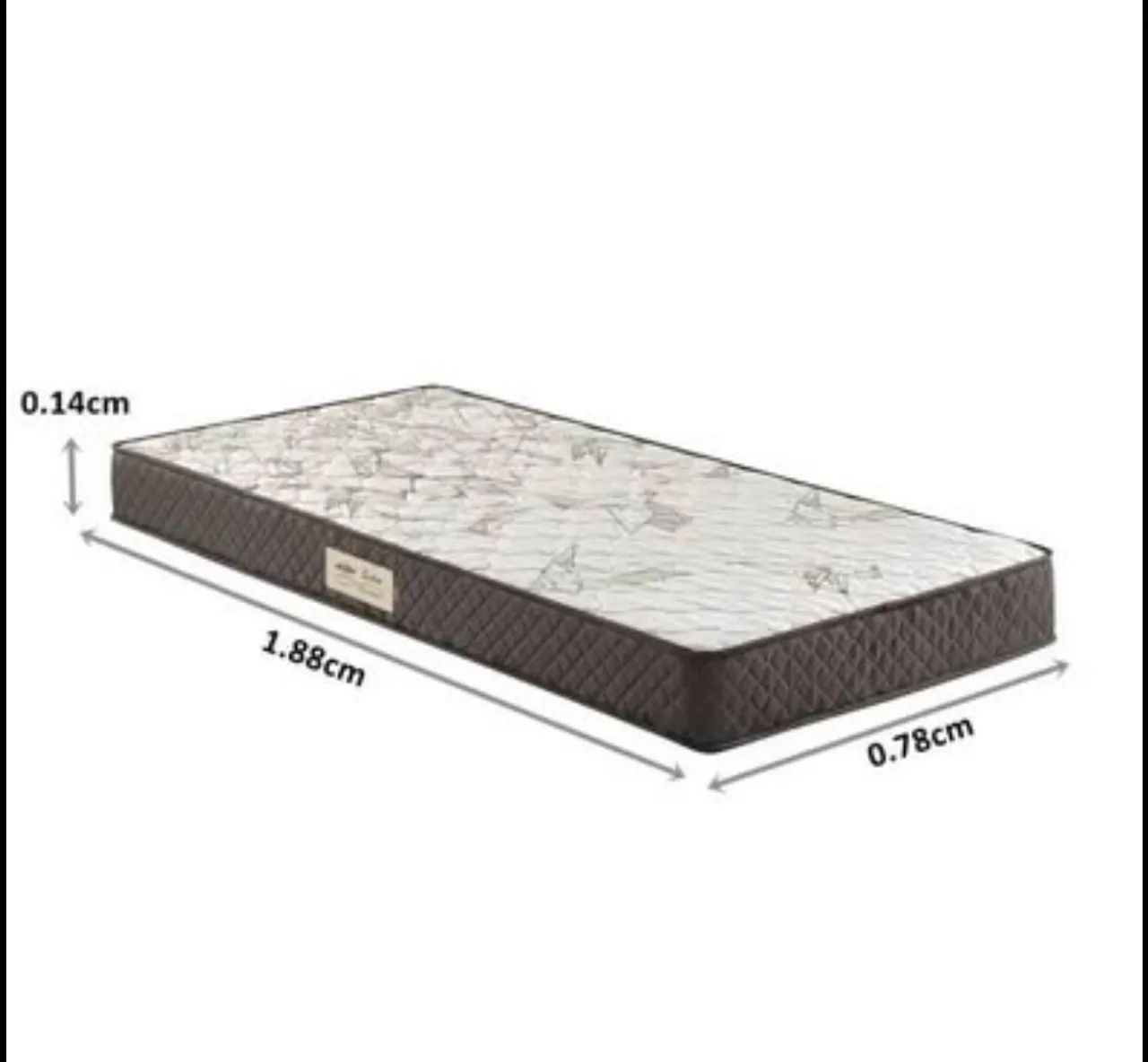 Colchão Solteiro Ecoflex Ecoline com Espuma D23 - 78x188x14cm - Foto 3