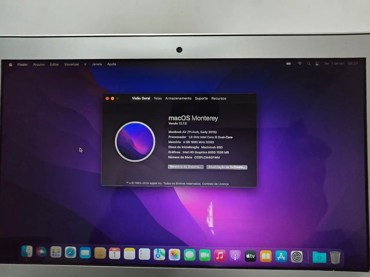 MacBook Air A1465 - Intel Core i5 - SSD 128GB - Perfeito Estado! para Usar! - Foto 3