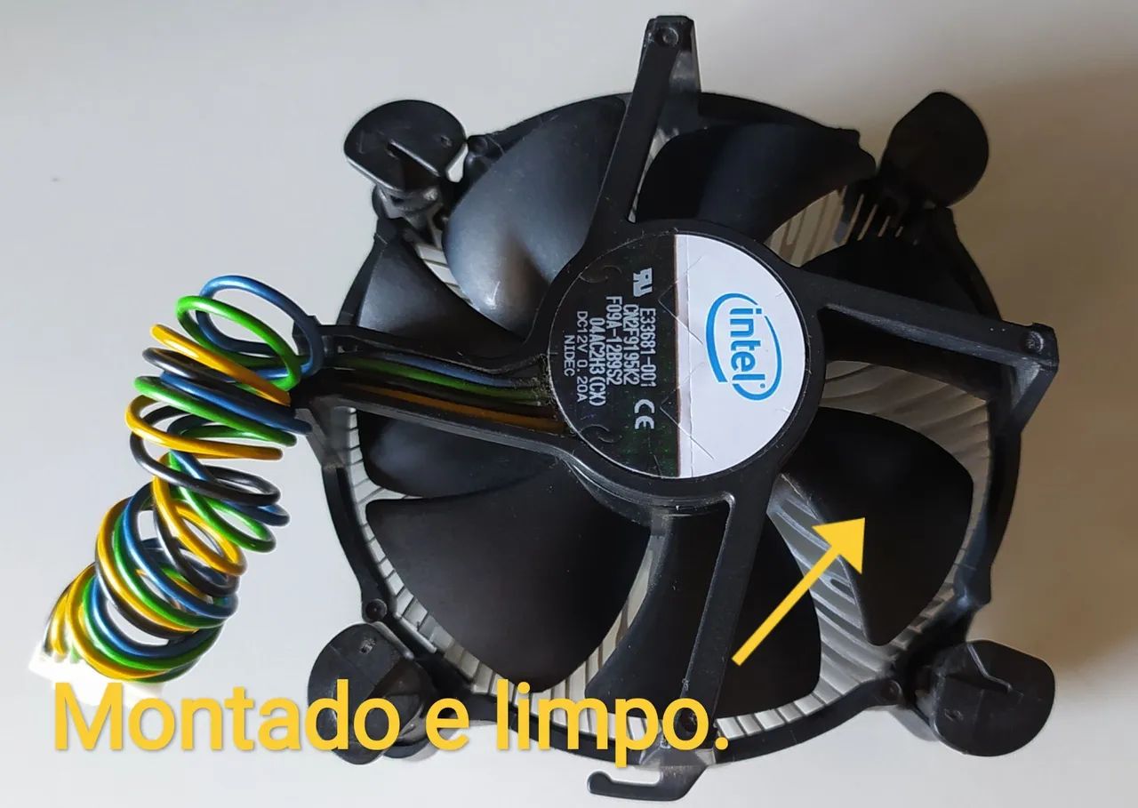 Cooler Intel 775 centro niquelado - Foto 5