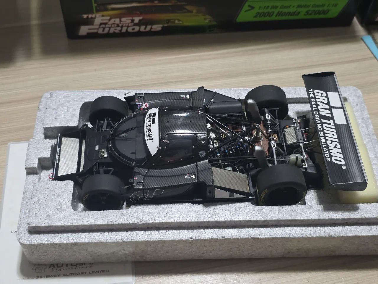 Miniatura 1:18 autoart signature 1:18 mazda 787b raro gran turismo