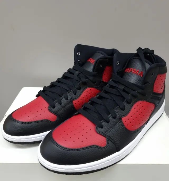 Tênis Nike Jordan Access Jumpman Preto e Vermelho Masculino Novo Original - Tamanho 39 - Foto 6