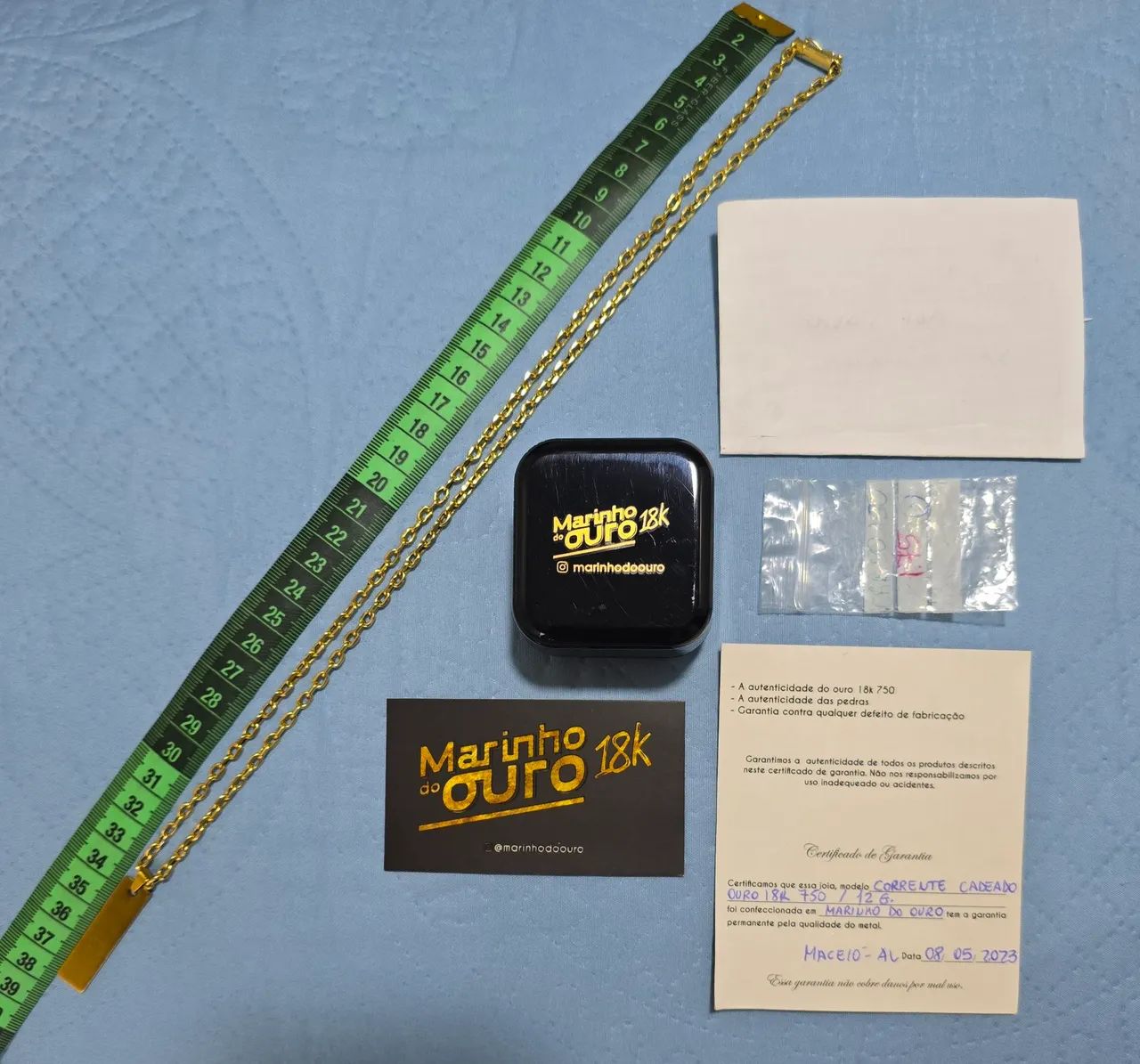 Corrente de ouro 18k - 12,4g - Foto 3