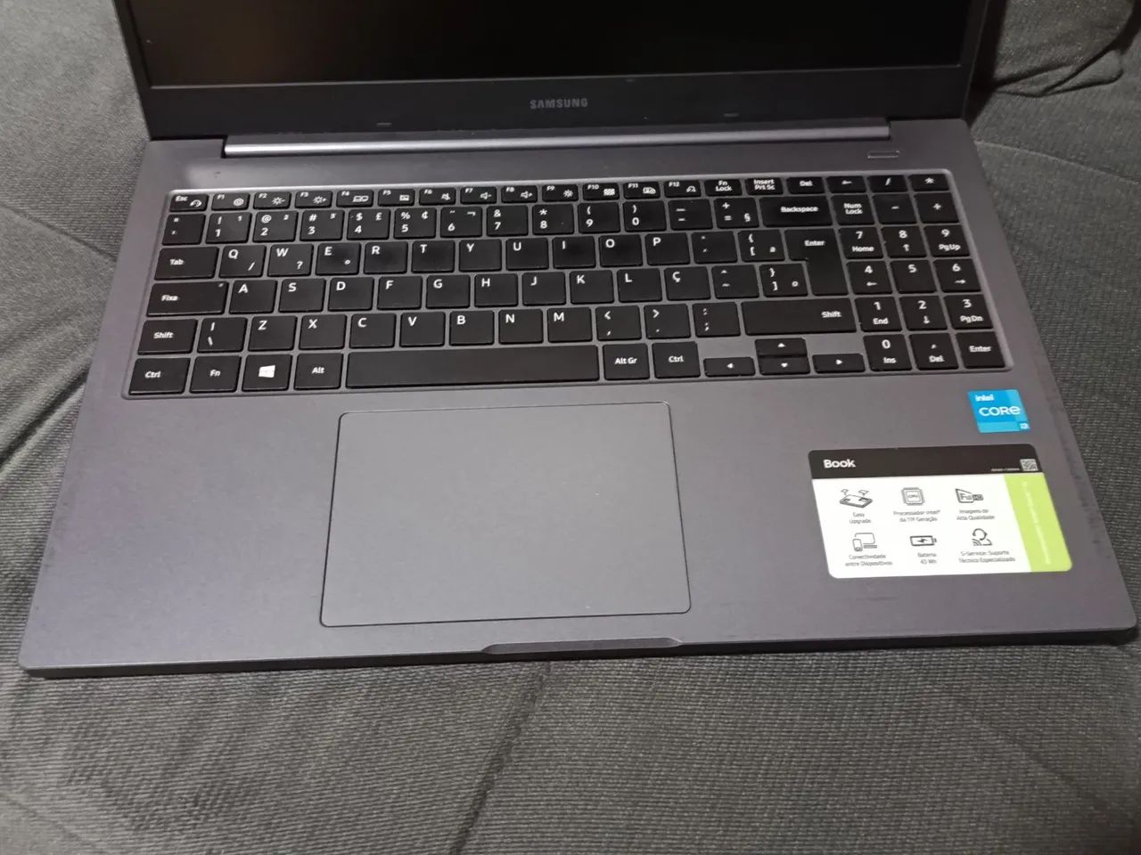 Notebook Samsung Book i3 11ª Geração - 4GB RAM + SSD 512GB - Foto 3