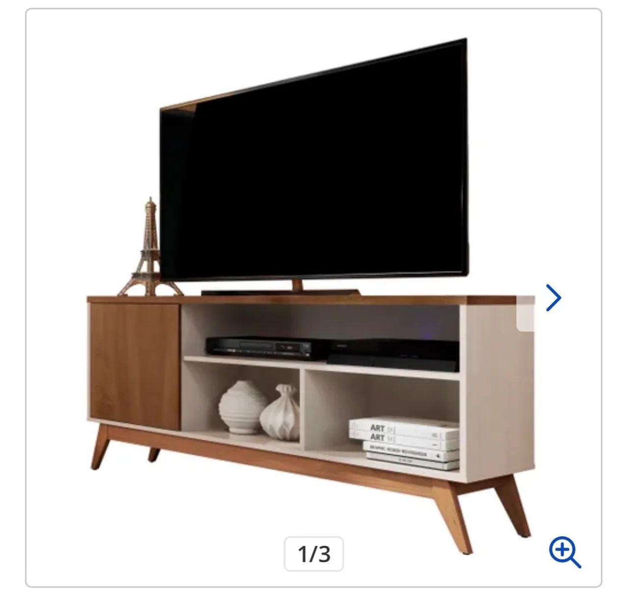 RACK para sala off white para tv ate 55p - Foto 4