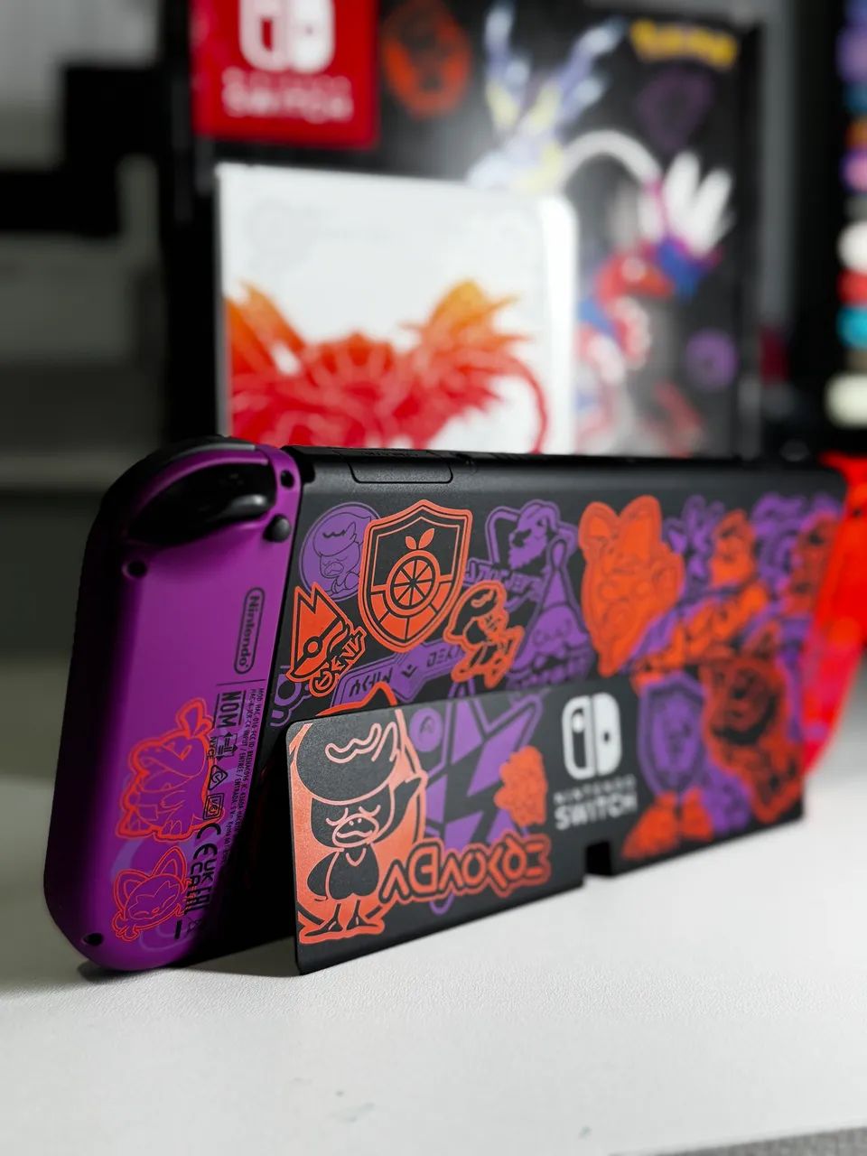 Nintendo switch OLED Pokémon Scarlet and Violet DESBLOQUEADO - Foto 5