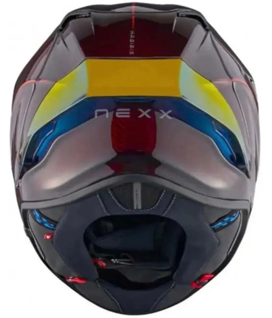 capacete nexx xr3r hagibis vermelho + viseira extra + pinlock +