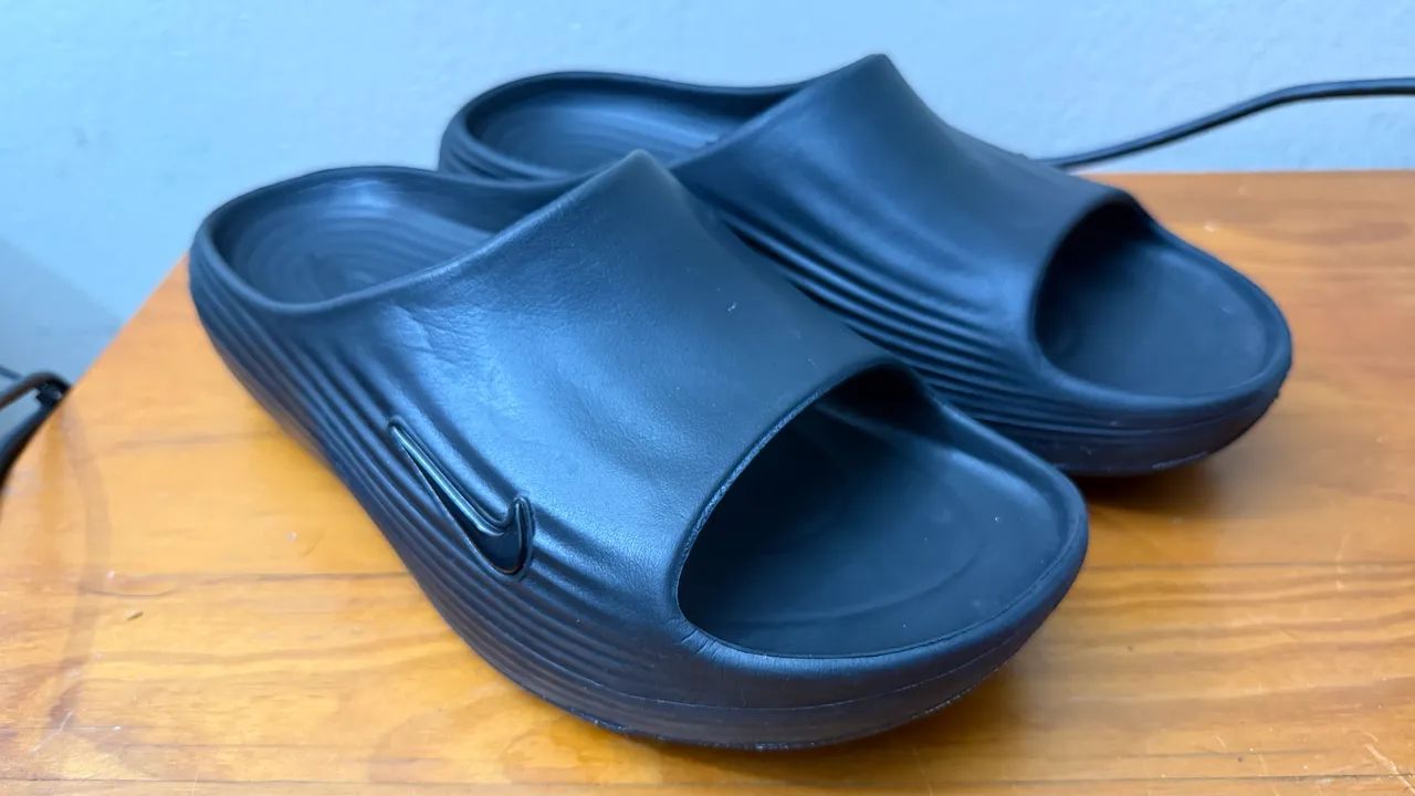 パイラナイト Chinelo Nike ReactX Rejuven8 Slide Preto Tam 42 (Estado de Novo