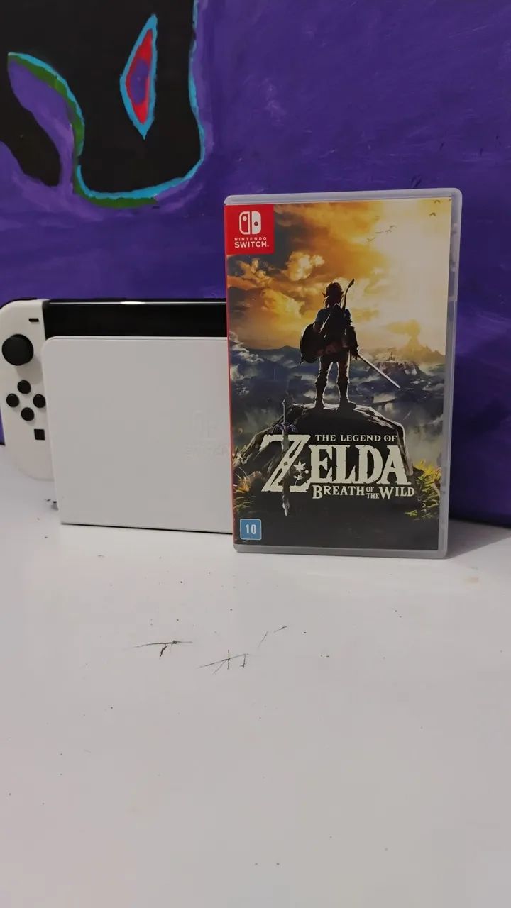 Nintendo Switch O-Led Com Zelda  - Foto 2